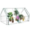Gardenised Green Outdoor Waterproof Portable Plant Greenhouse with 2 Clear Zippered Windows, Medium QI004029.M - alternate 1